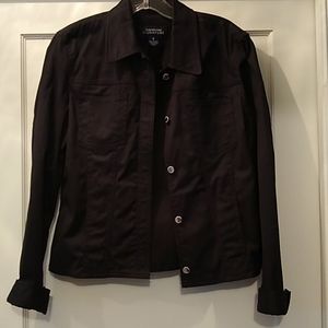 Jones NY black lightweight jacket